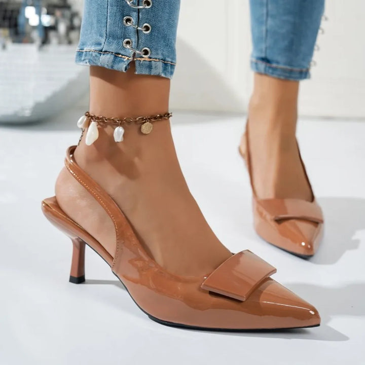 Connie Pointed Slingback Heels
