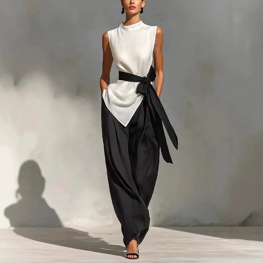 Juniper Contrast Waist Jumpsuit
