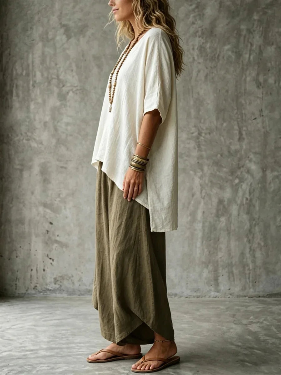Anneliese Linen Blend Co-Ord Set