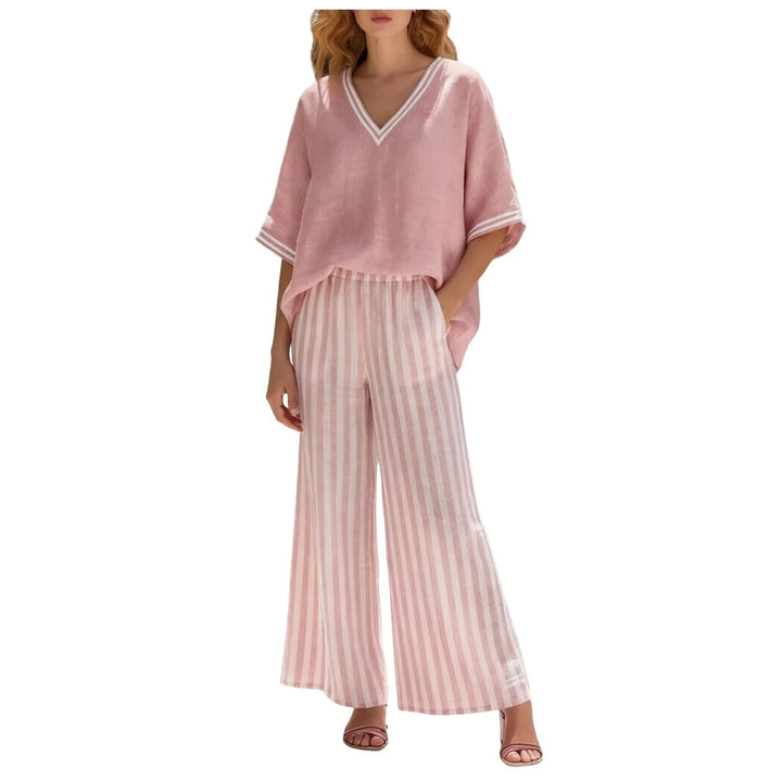 Marissa Striped Two Piece Set