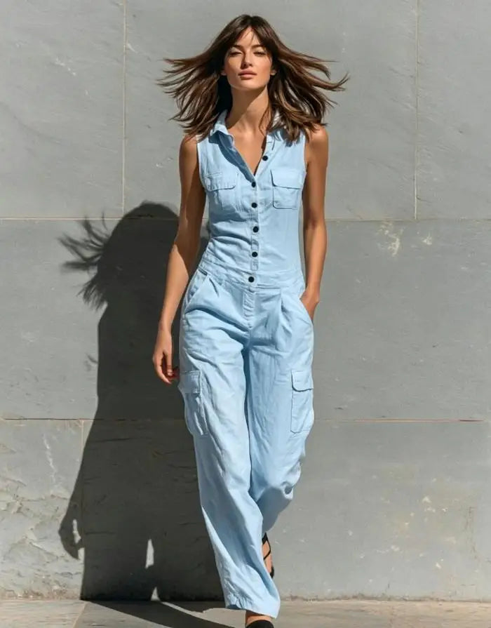 Michaela Casual Pocket Jumpsuit