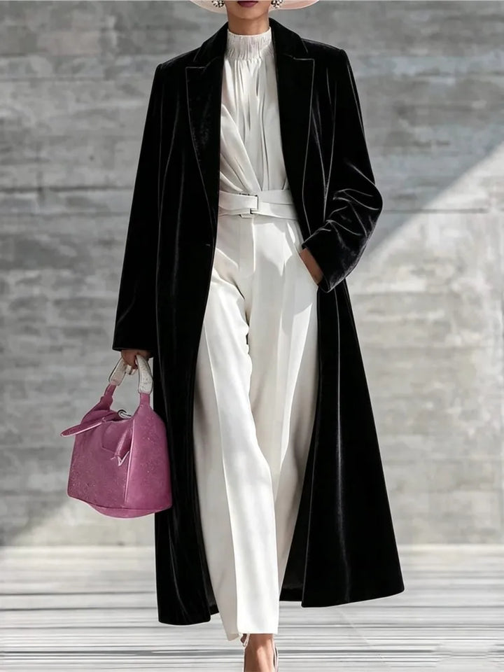 Guinevere Velvet Maxi Coat