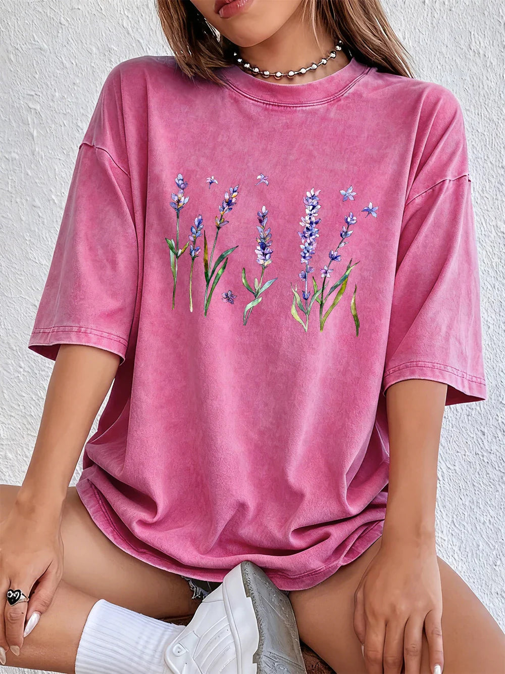 Keira Oversized Floral Tee