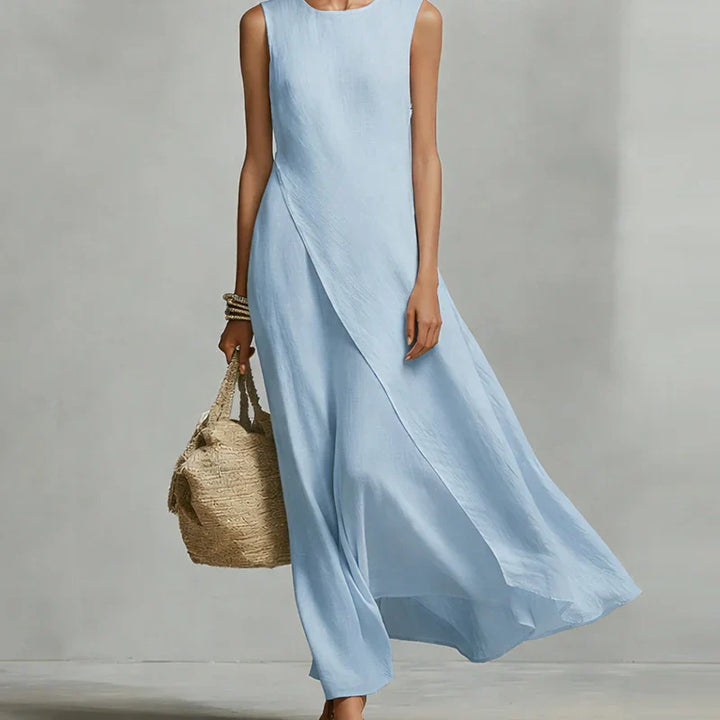 Saffira Breathable Casual Maxi Dress