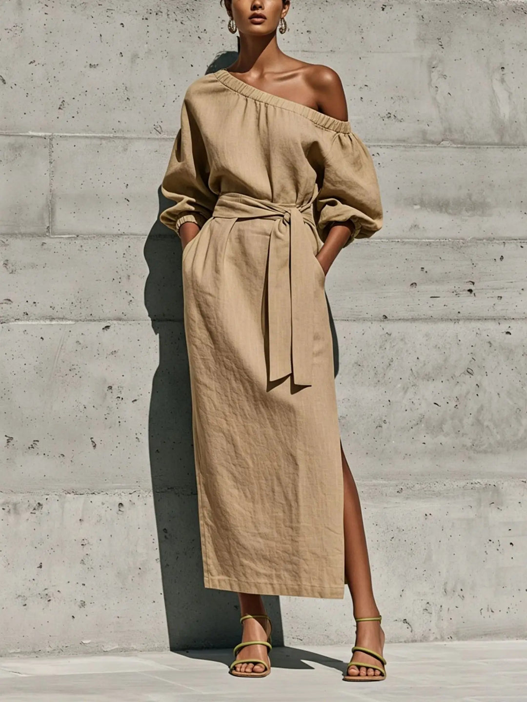 Monika Off Shoulder Maxi Dress