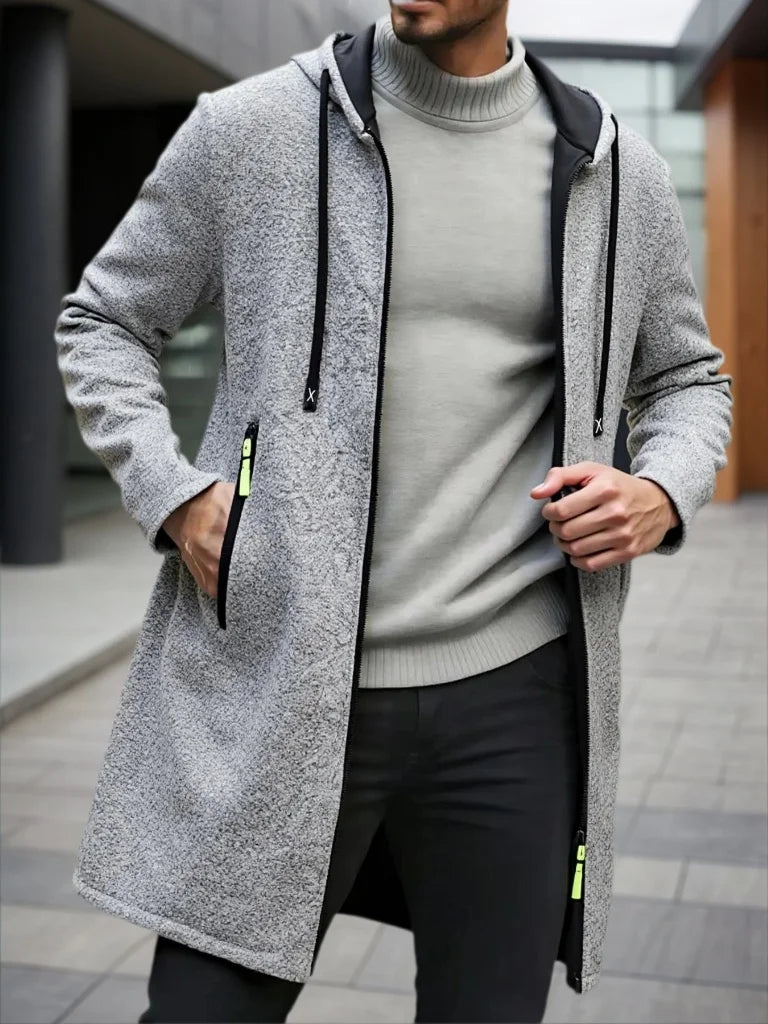 Lachlan Zip Front Fleece Coat