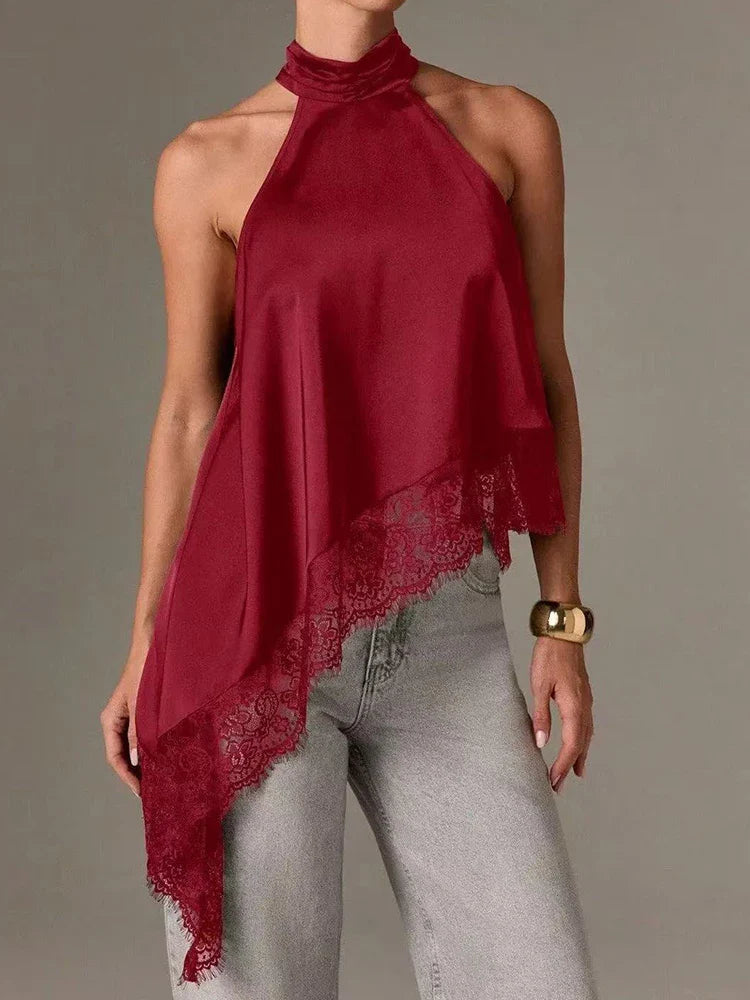 Delila Summer Top Halter Neck