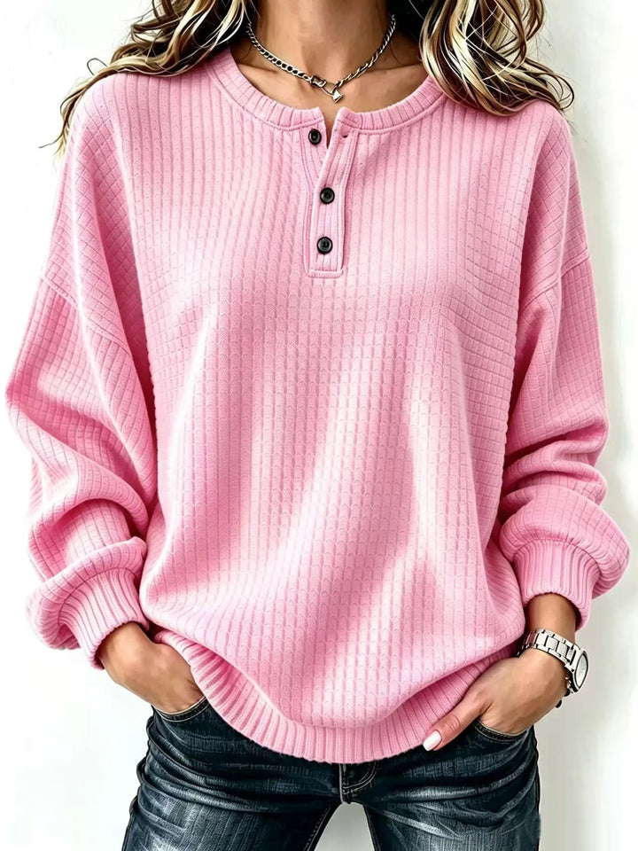 Marina Waffle Knit Henley
