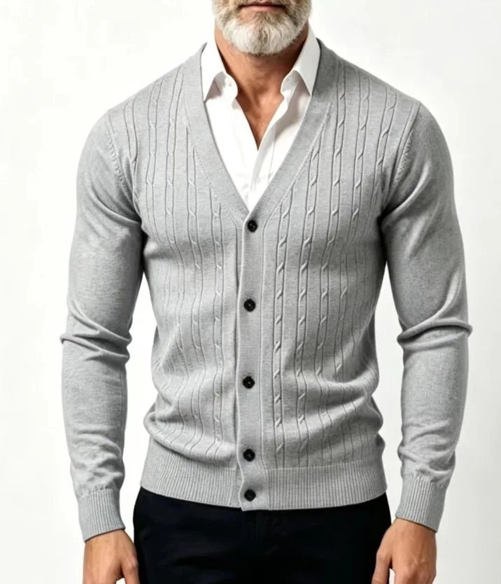 Desmond Cable Knit Cardigan