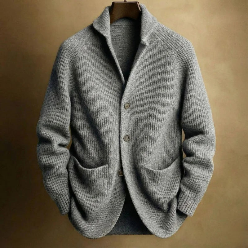 Marsimo Ribbed Knit Blazer Cardigan