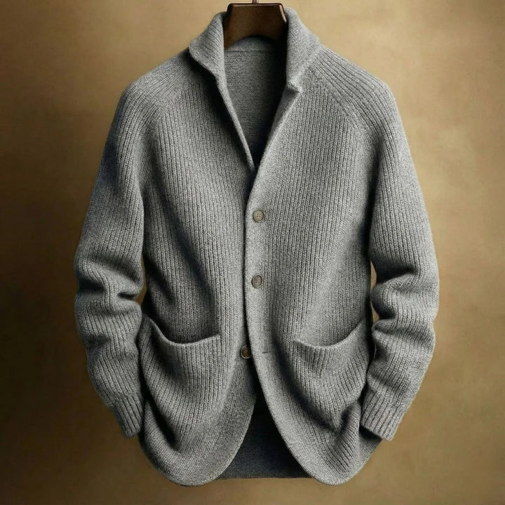 Marsimo Ribbed Knit Blazer Cardigan