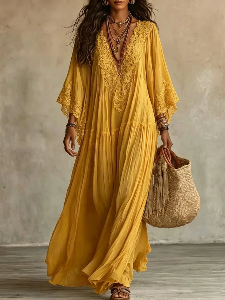 Sylvia Bohemian Maxi Dress