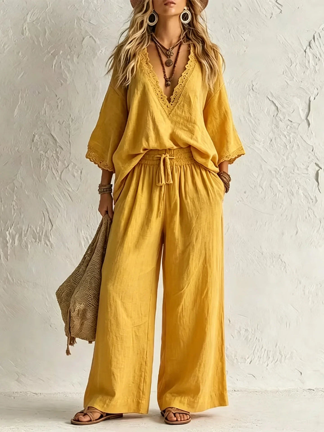 Aria Elegant Bohemian Two-Piece Set