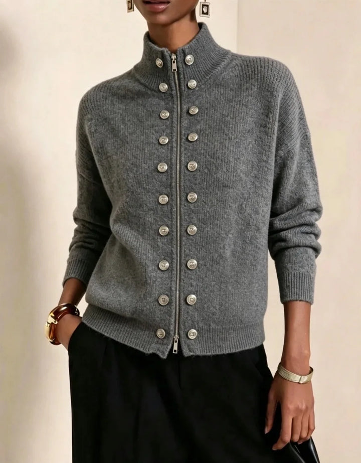 Emerald Double Button Cardigan