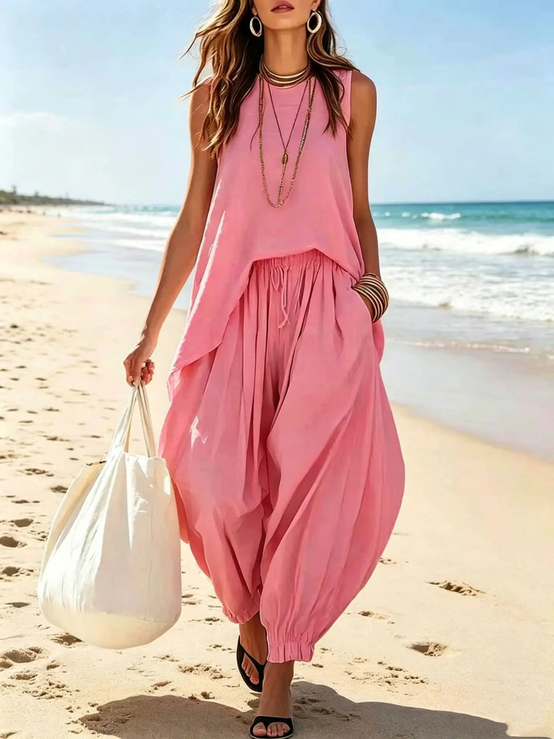 Maria Loose Lantern Two-Piece Set