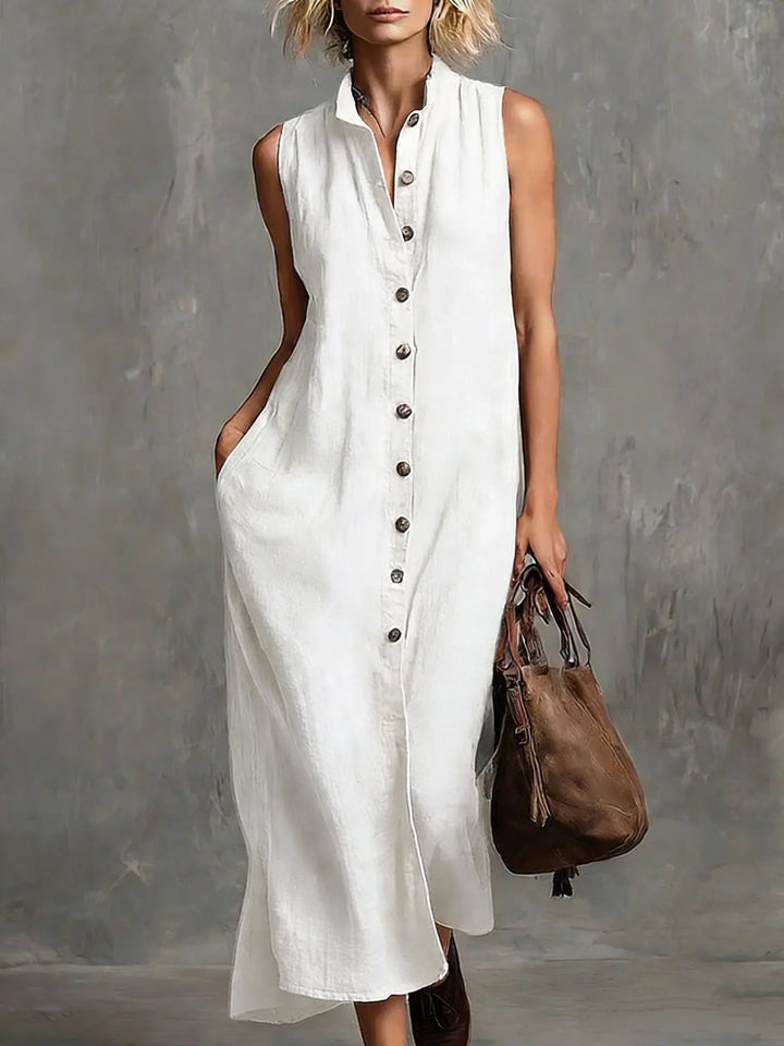 Anouk Relaxed Linen Maxi Dress