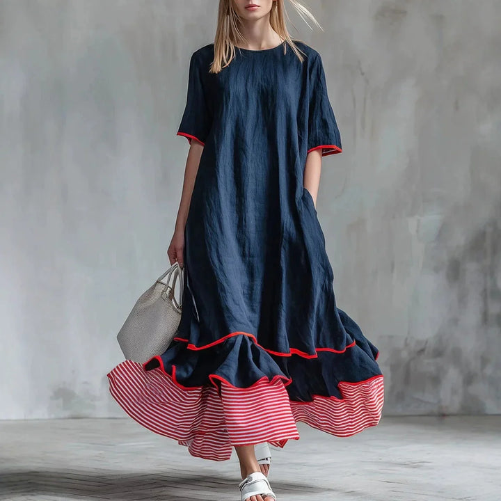Lillian Elegant Ruffle Maxi Dress