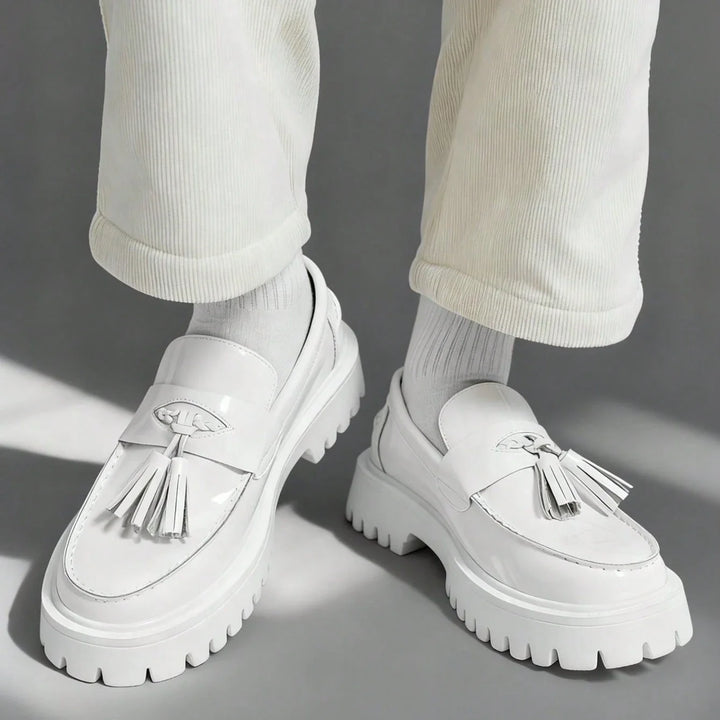 Hensen Leather Tassel Loafers