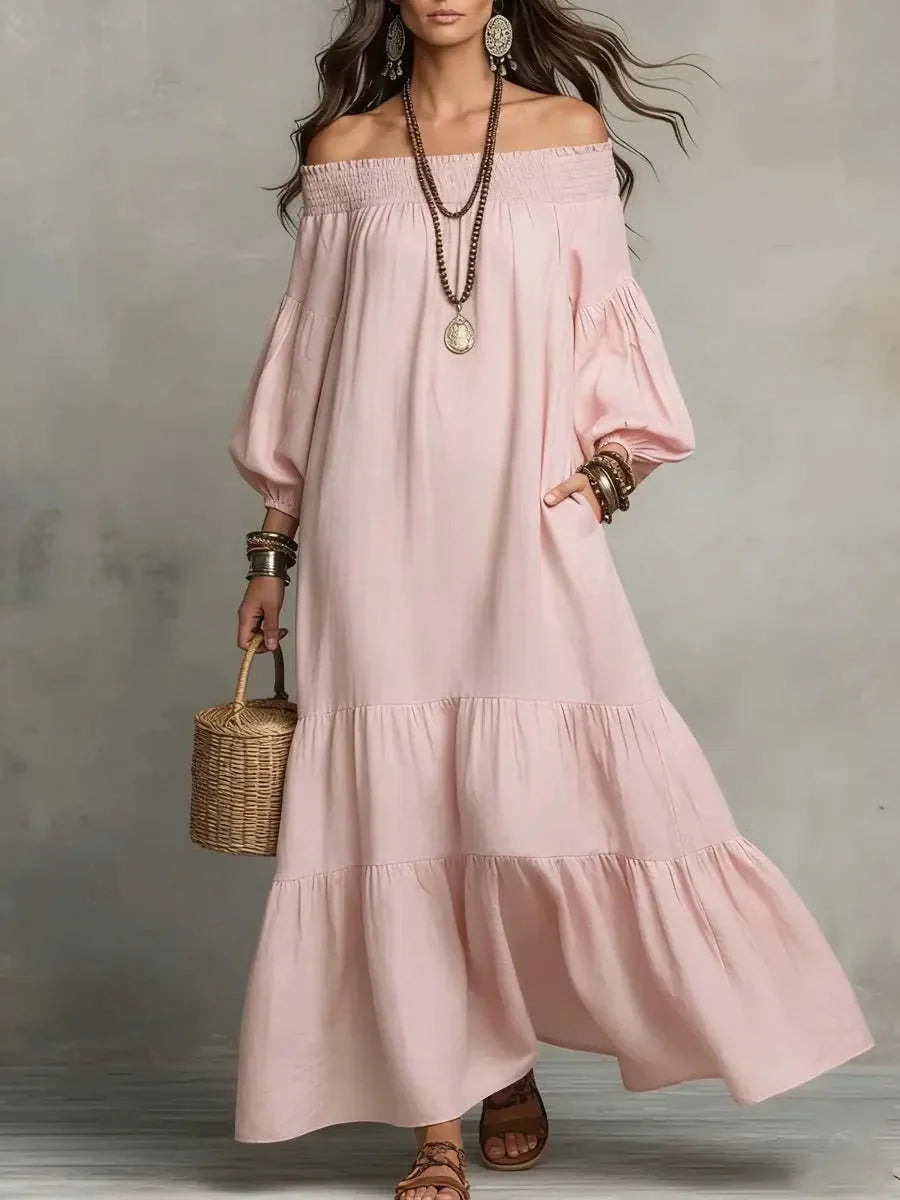 Valeria Off Shoulder Maxi Dress