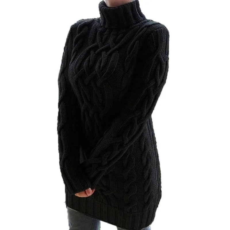 Halden Cable Knit Sweater Dress