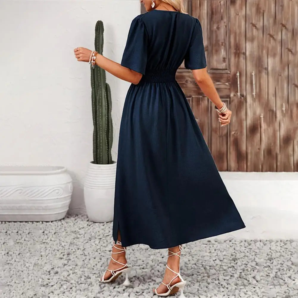 Veronica Short Sleeve Midi Dress