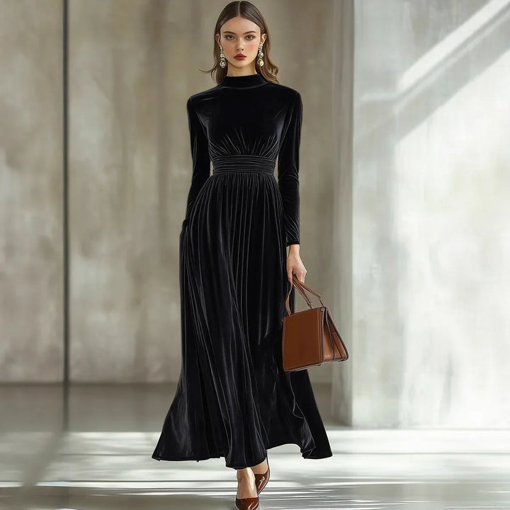 Andrea Ruched Waist Maxi Dress