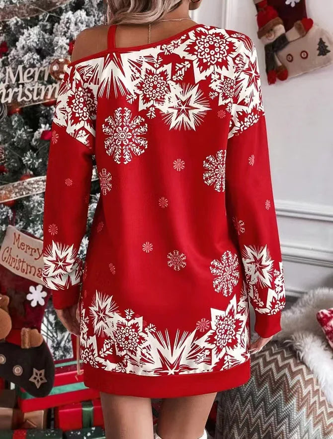 Petra Snowflake Christmas Dress