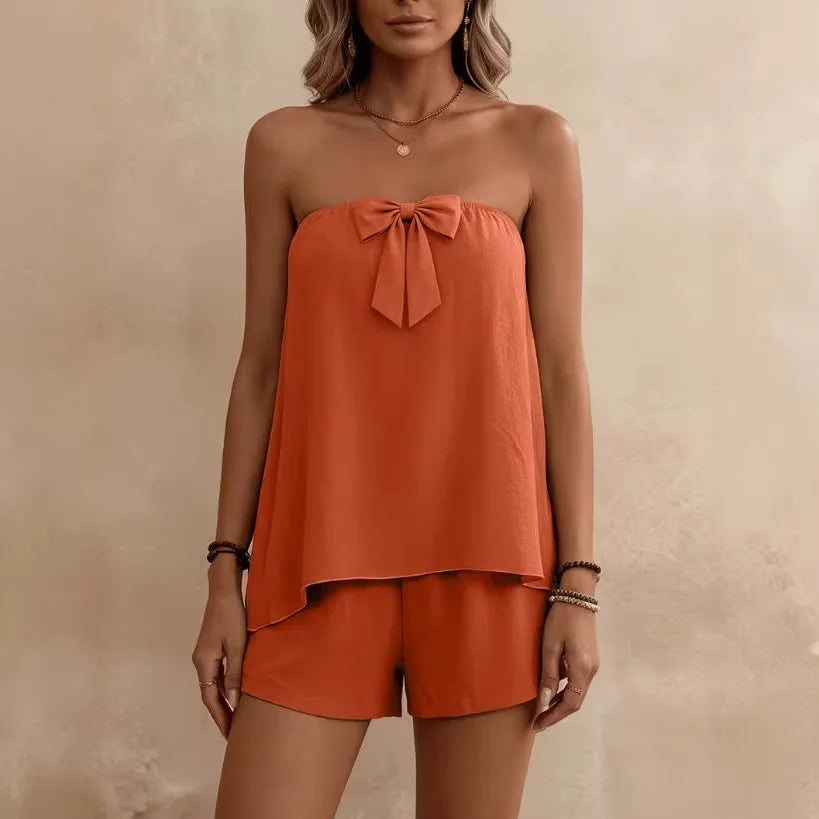 Melody Strapless Summer Co-Ord Set