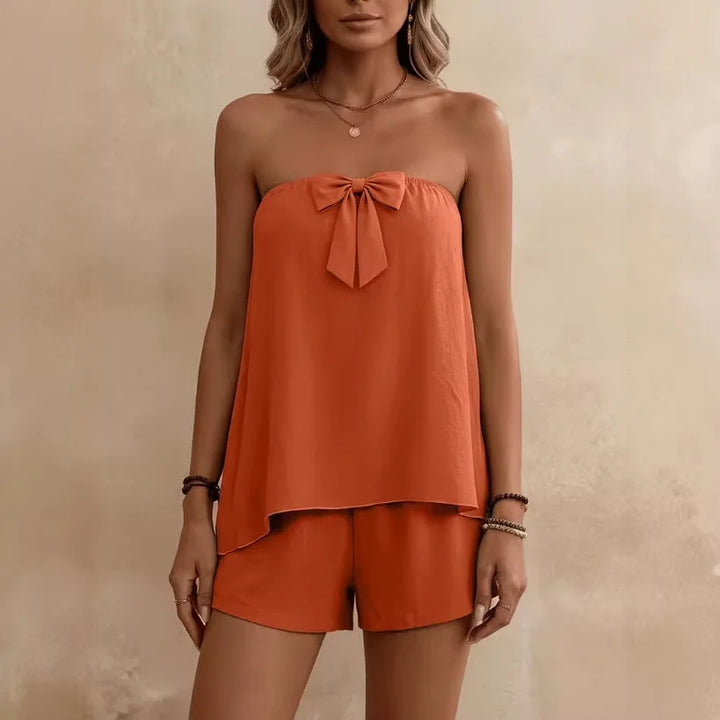Melody Strapless Summer Co-Ord Set