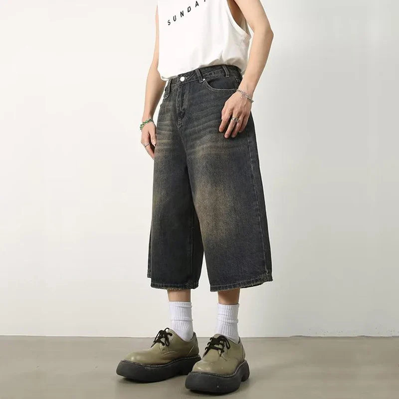 Hailey Vintage Baggy Denim Shorts