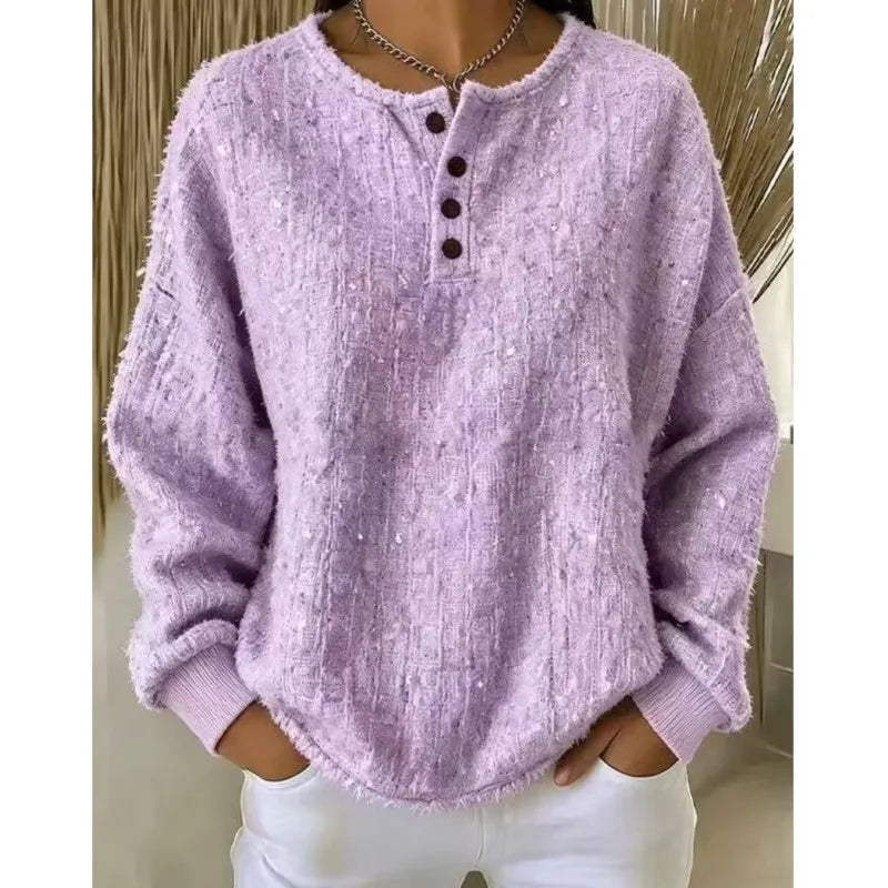 Nessa Ribbed Cuff Pullover