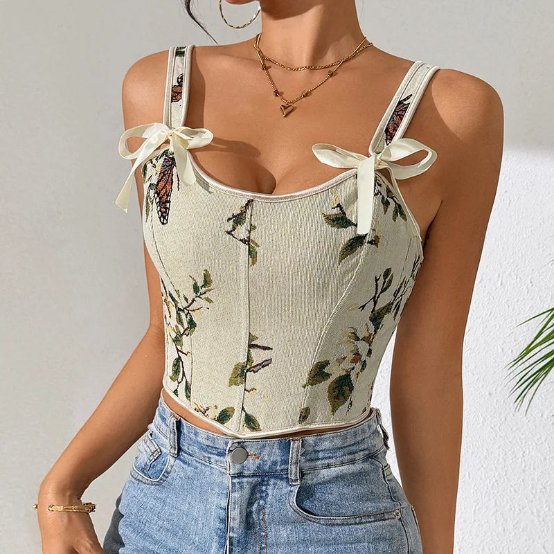 Holly Floral Corset Top