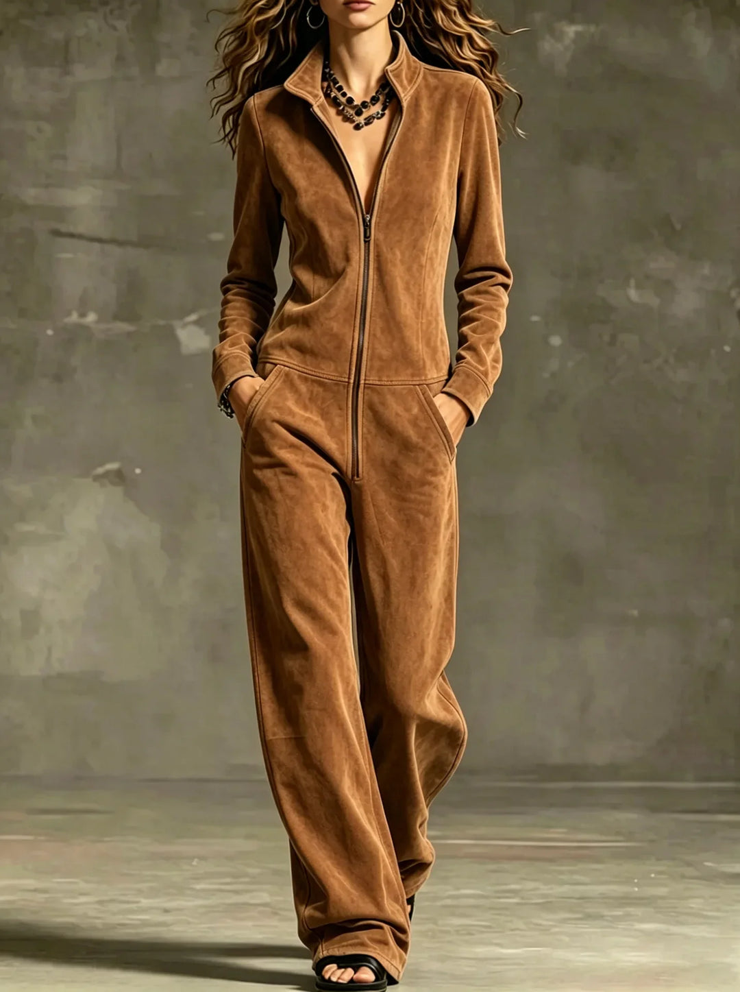 Tamsin Front Zip Jumpsuit