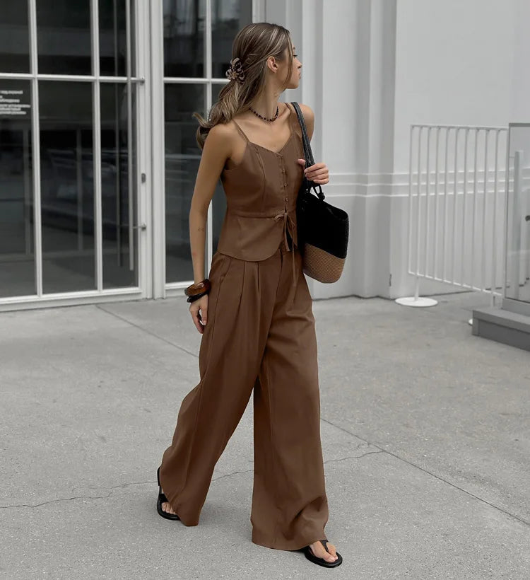 Gabby Tailored Two-Piece Set