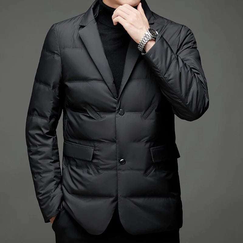 Dominic Notched Lapel Puffer