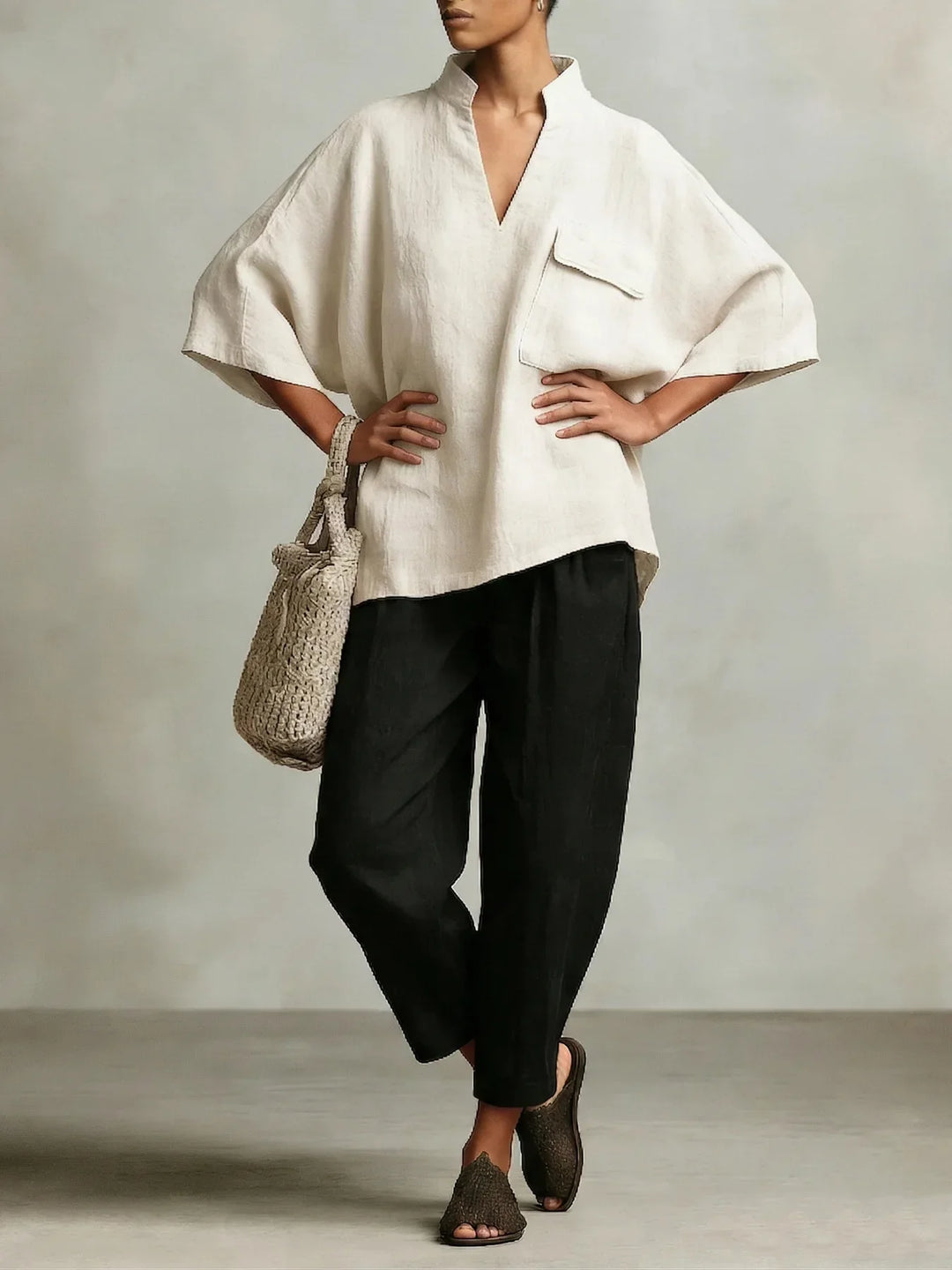 Cecilia Poncho Co-Ord Set