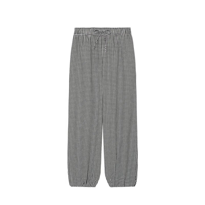 Grace Plaid Lantern Trousers