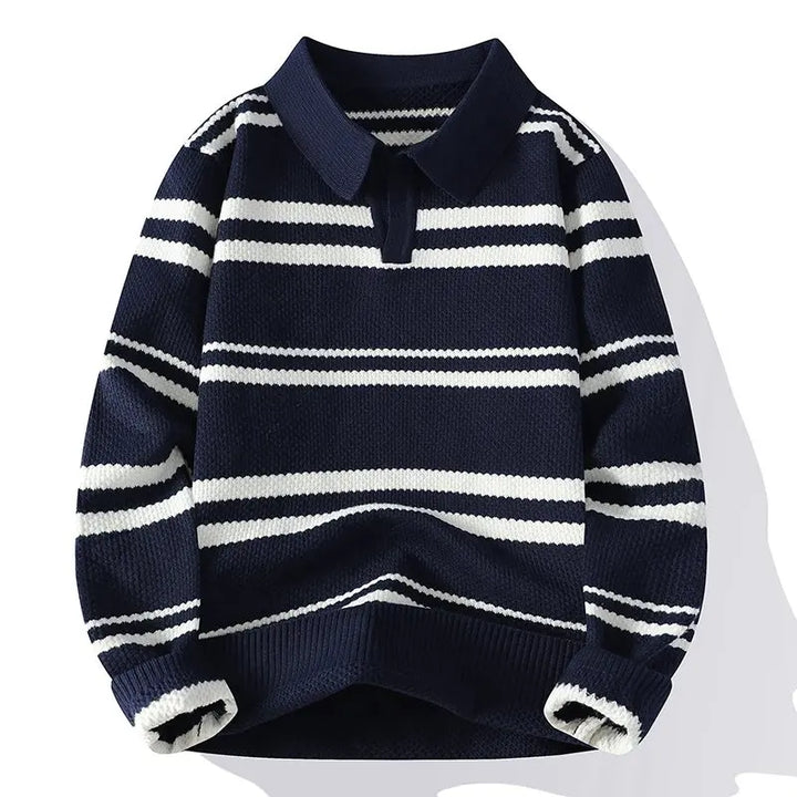 Torvin Split Collar Polo Sweater