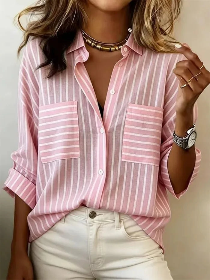 Lexie Striped Button Down Shirt