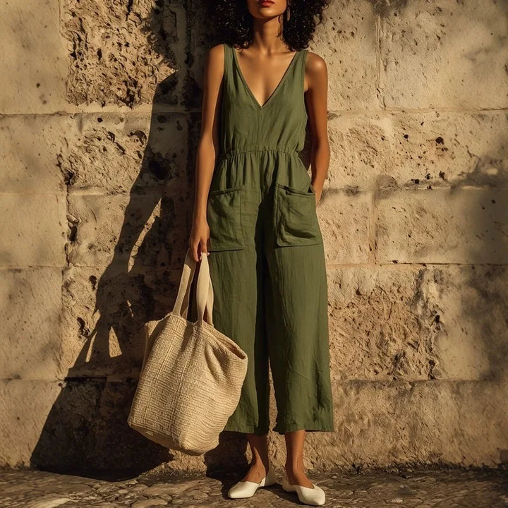 Montelle Functional Wide Leg Jumpsuit