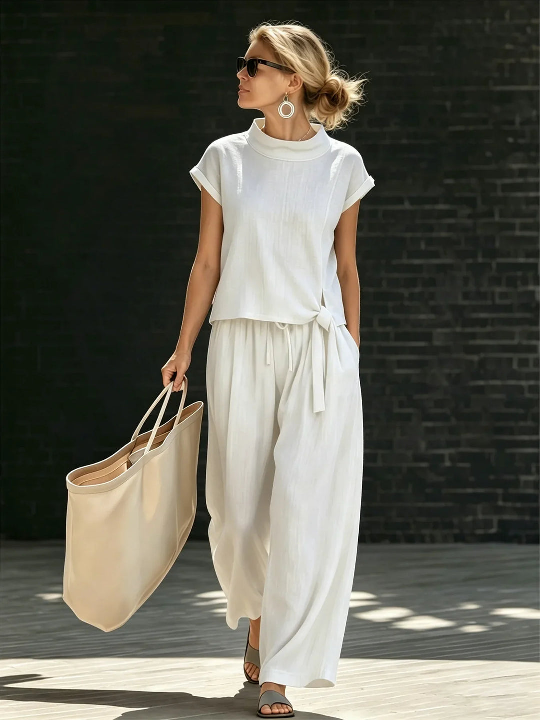 Brenda Tie Knot Two-Piece Set
