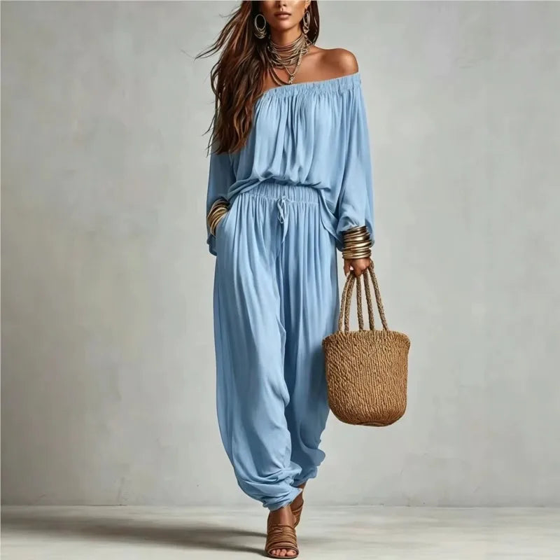 Quinn Off Shoulder Harem Set