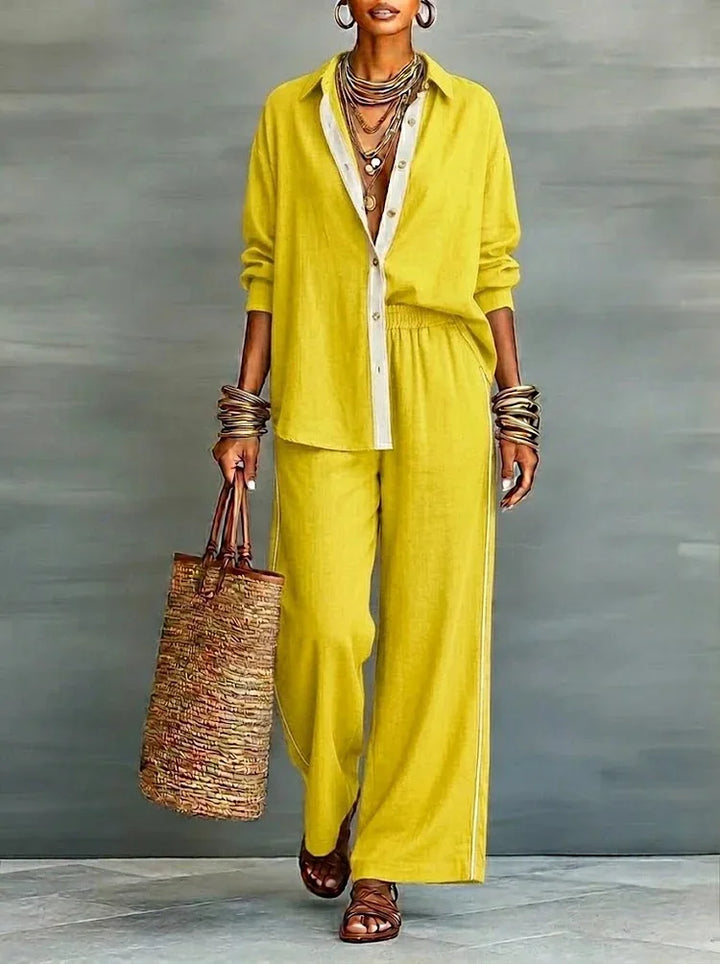 Cassie Summer Linen Co-Ord Set
