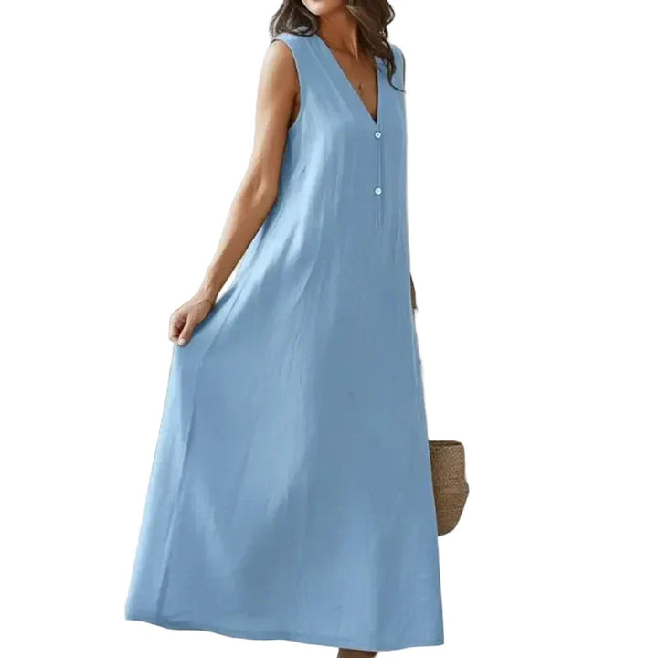 Kennedy Relaxed Linen Maxi Dress