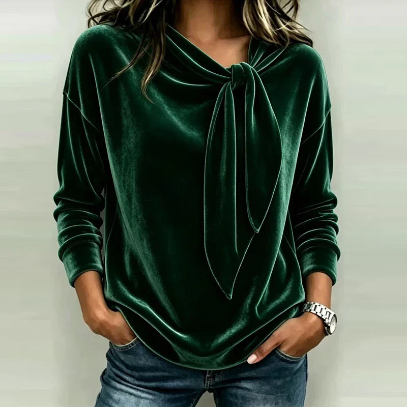Marielle Bow Neck Pullover