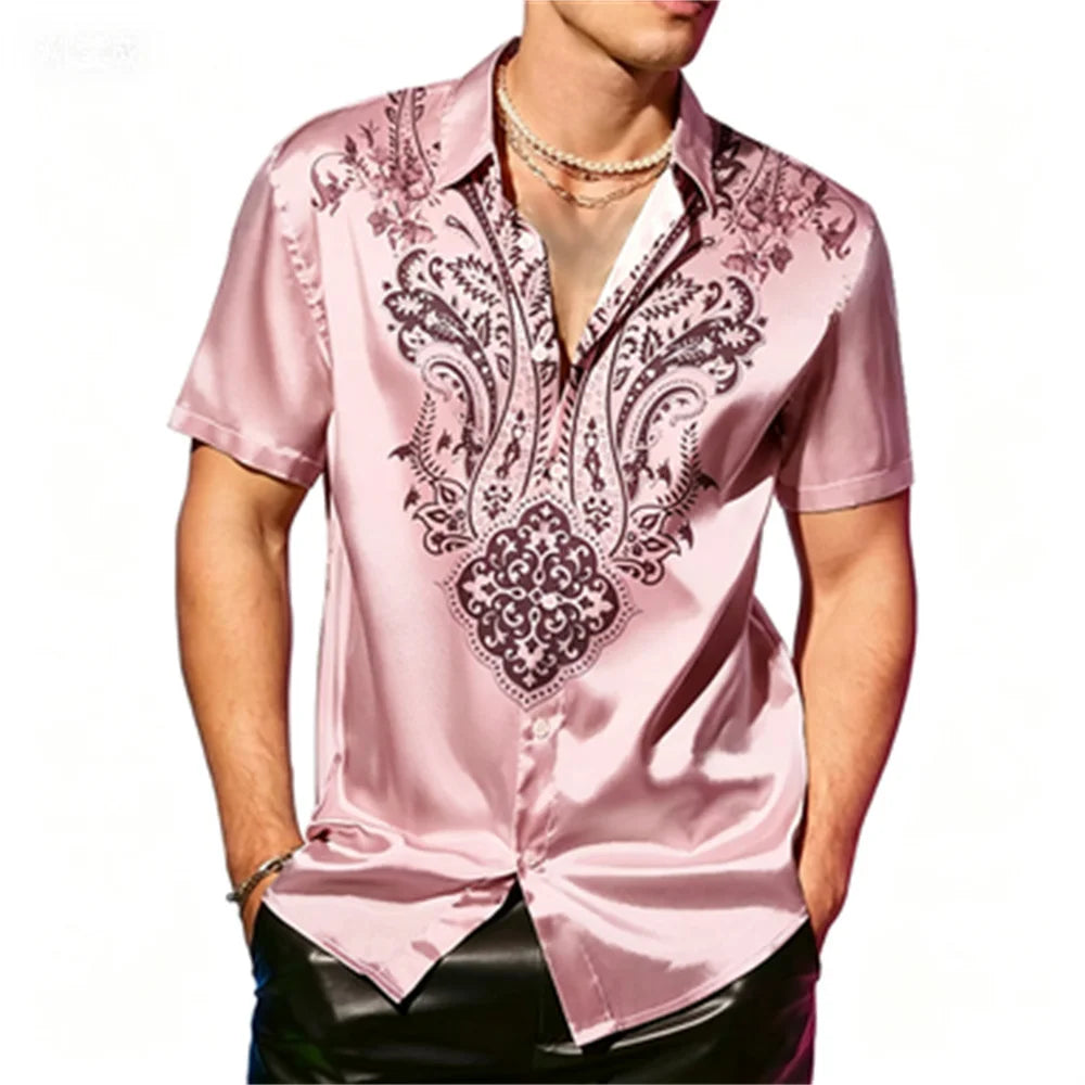Henderson Relaxed Fit Paisley Button Shirt