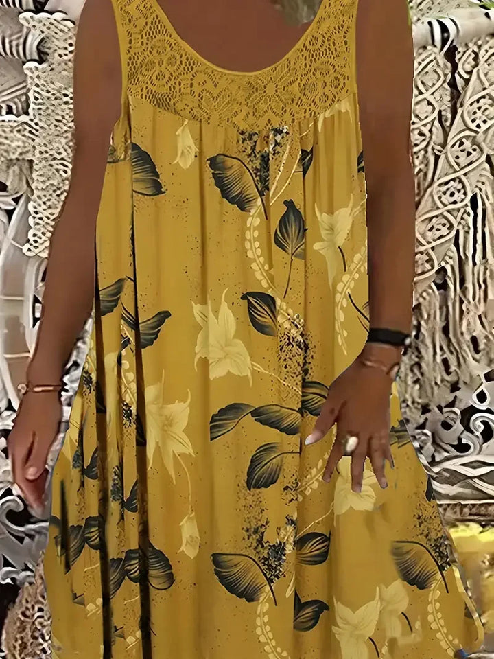 Daniela Casual Floral Midi Dress