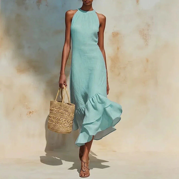 Alice Halter Neck Maxi Dress