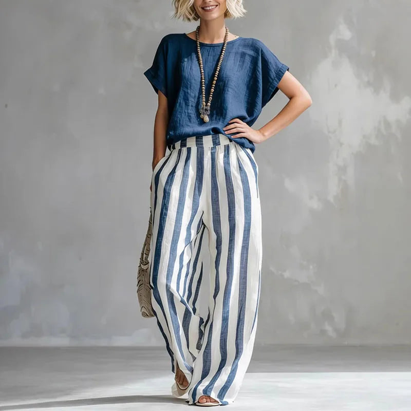 Celina Linen Summer Set