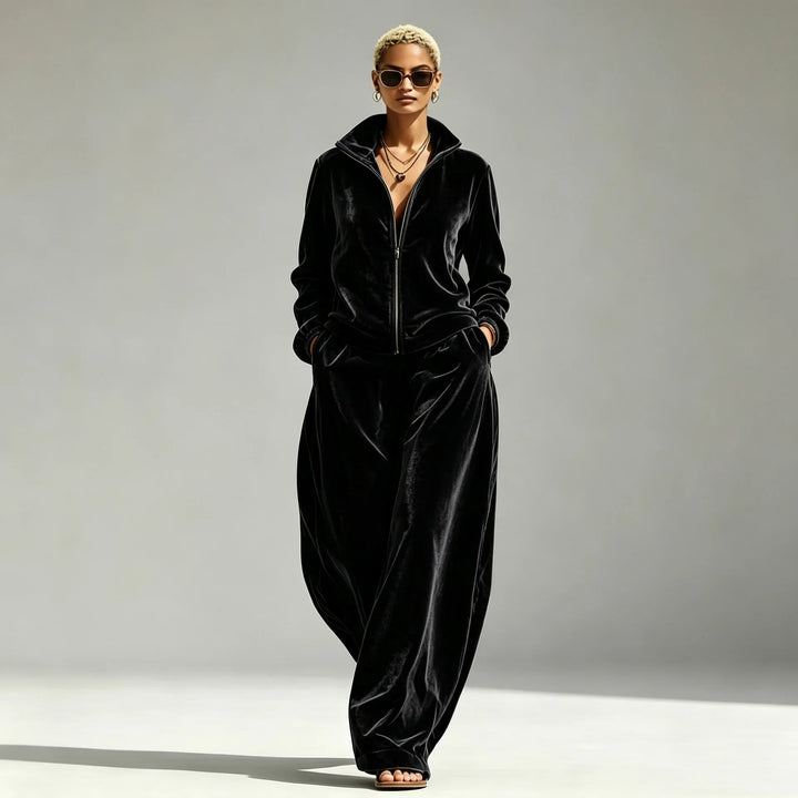 Juniper Zip Front Two-Piece Set